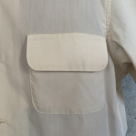 RAGTIME OPEN COLLAR FLAP PKT BROAD S/S SHIRTS