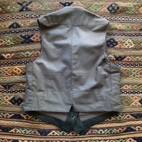 BELAFONTE RAGTIME SERVICE VEST REVERSIBLE LINEN HERRINGBONE