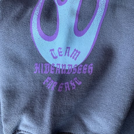 HIDEANDSEEK Flame Hooded Sweat Shirt