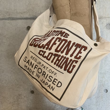 BELAFONTE RAGTIME HERRINGBONE NEWS PAPER BAG