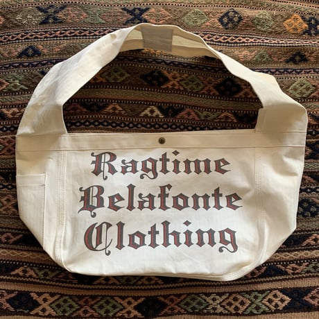 BELAFONTE RAGTIME FAT STRAP NEWSPAPER BAG HERRINGBORE