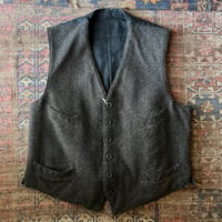 BELAFONTE RAGTIME SERVICE VEST WOOL TWEED(WASHED)