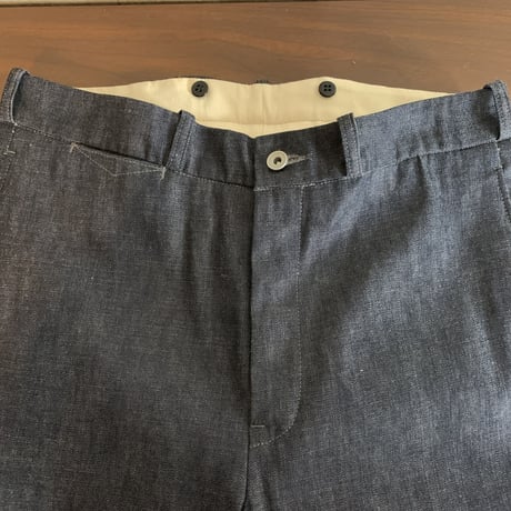 RAGTIME DENIM TROUSERS RED LINE