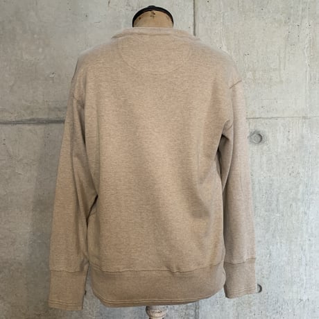 BELAFONTE RAGTIME HEATHER MIX COTTON KNITTED AZE RIB SWEATER L/S