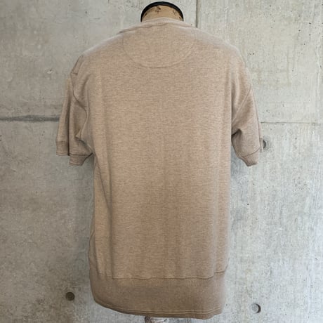 BELAFONTE RAGTIME HEATHER MIX COTTON KNITTED AZE RIB SWEATER S/S