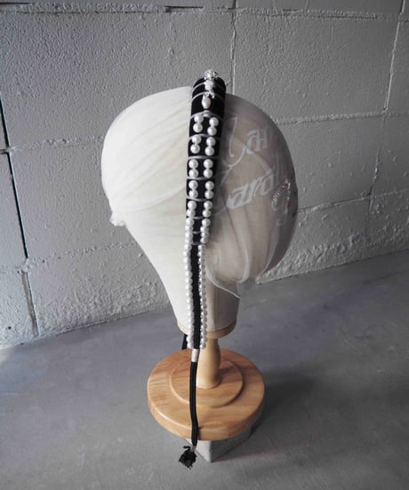 85℃ headband / black × gray