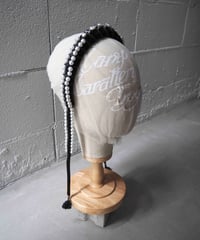 85℃ headband / black × black