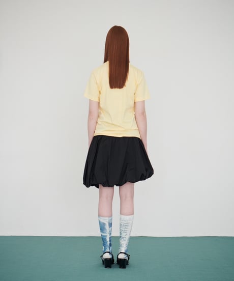 52℃ balloon skirt layered pants / orange