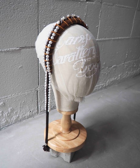 85℃ headband / brown