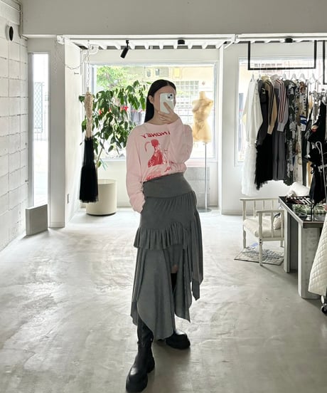 59℃ skirt / gray