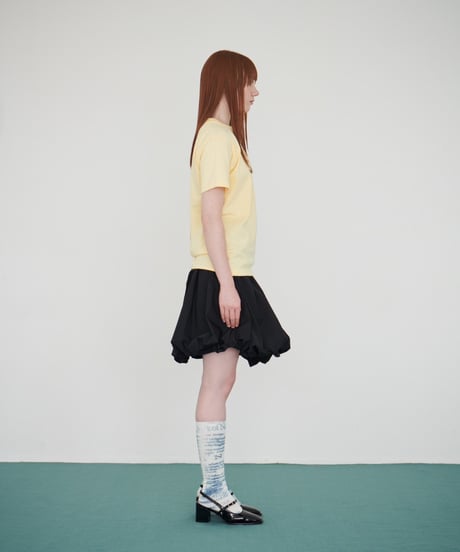 52℃ balloon skirt layered pants / orange