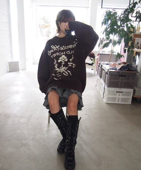 40℃ knit / brown
