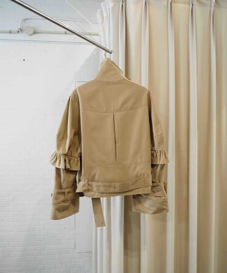 50℃ short coat  / beige