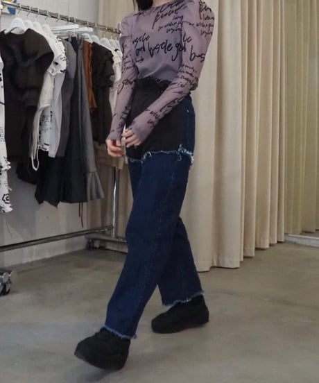 48℃ denim pants  / indigo blue