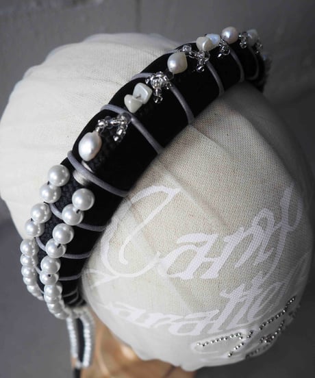 85℃ headband / black × gray