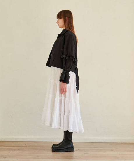 50℃ short coat  / beige