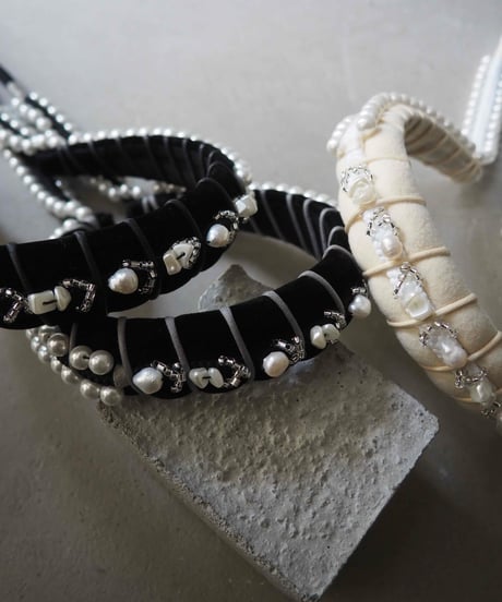 85℃ headband / black × gray