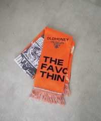 58℃ knit scarf / orange