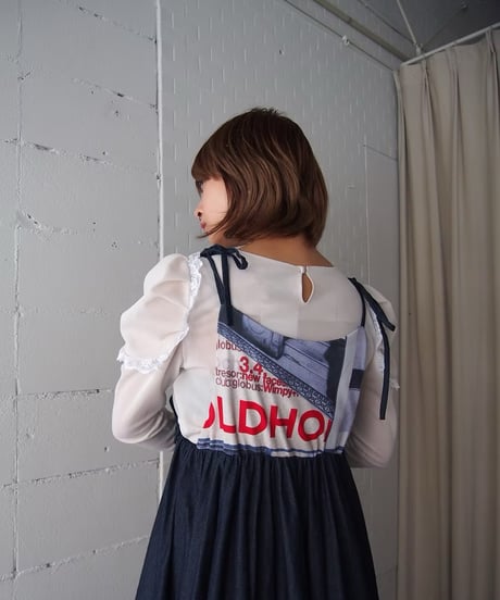 68℃ camisole dress / denim