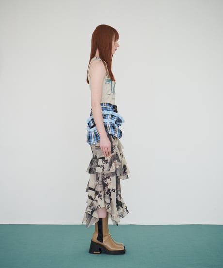 62℃ skirt / beige