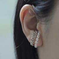 ライスパールイヤーカフリング