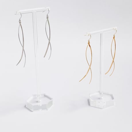 ツイストスティックロングピアス