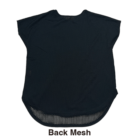 1136  ROUND TEE  LEAF MESH