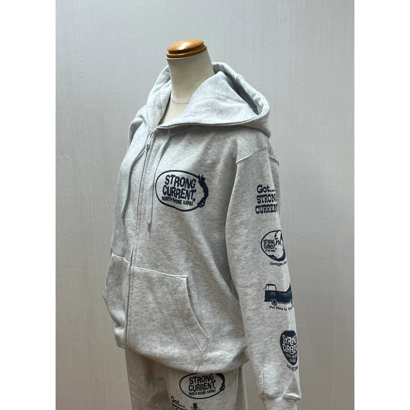 STRONG CURRENT SWEAT ZIP PARKER | La2