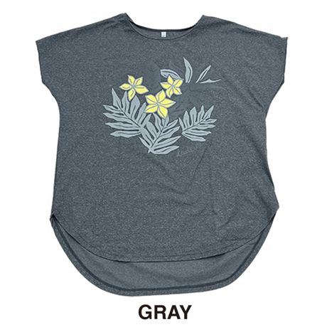 1130  ROUND TEE  PLUMERIA