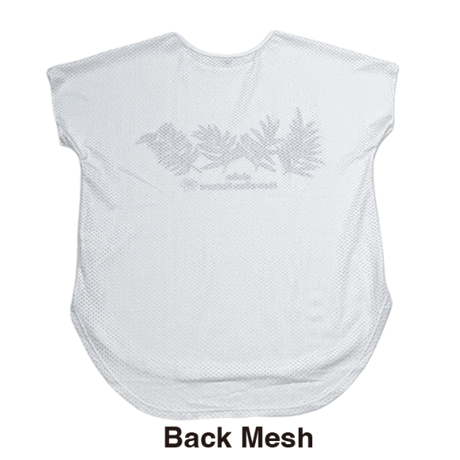 1136  ROUND TEE  LEAF MESH