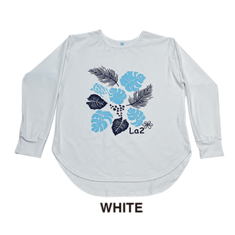 1138  ROUND TEE  MIX LEAF LONG SLEEVE