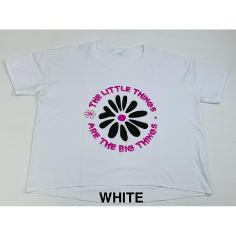 1102 OVERSIZE TEE  CIRCLE FLOWER