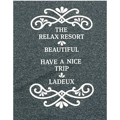 1141  ROUND TEE  RELAX RESORT