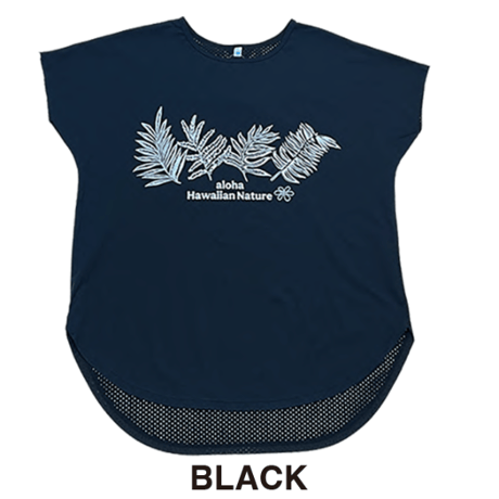 1136  ROUND TEE  LEAF MESH