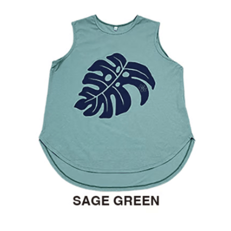 1134  TANK TOP MIX LEAF