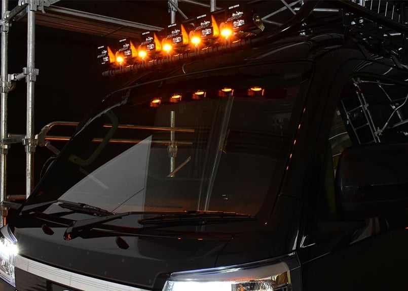 LEDマーカークランプ スモークアンバー | HARD CARGO - Online Store