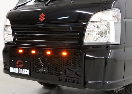 LEDスキッドグリル（キャリイ、スーパーキャリイ専用）スモークアンバー