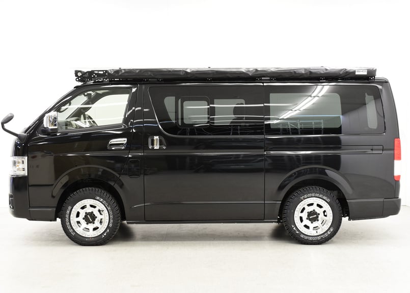 ハイエース標準ルーフ用キャリアフルセット（フロント、センター