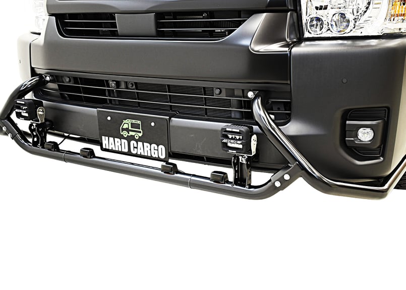 ハイエース　バンパーガード 楽天市場】ハイエース 200系 グリルガード バンパーガード