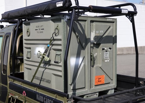 U.S MIRITARY CONTAINER　米軍払い下げ　コンテナボックス※引き取り限定