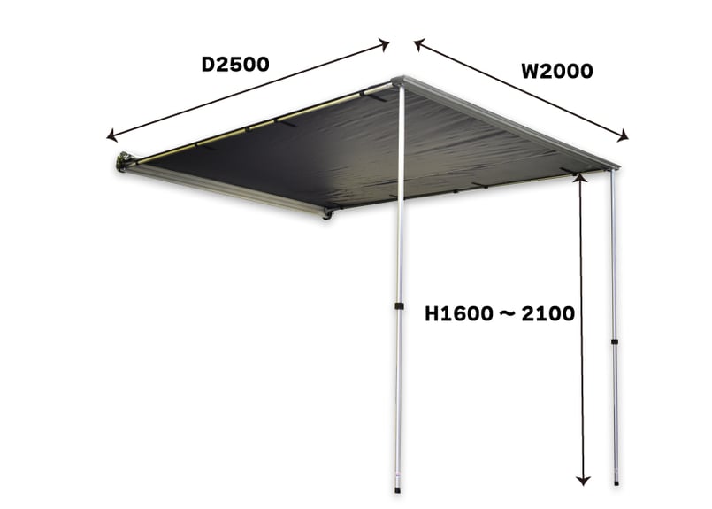 サイドオーニング ムーヴキャンバス用 | HARD CARGO - Online Store