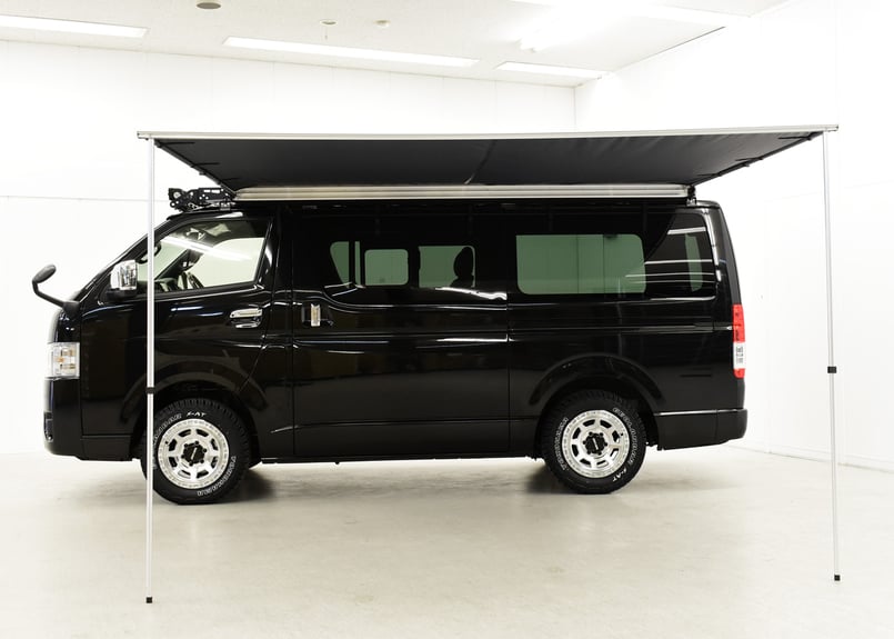 サイドオーニング3M（ブラック）ハイエース専用 | HARD CARGO - Online