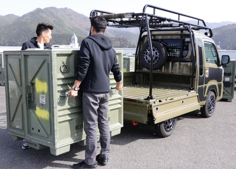U.S MIRITARY CONTAINER　米軍払い下げ　コンテナボックス※引き取り限定