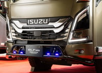 LEDフロントガード【ELF/ELFmio12V車用】  ポリスブルー