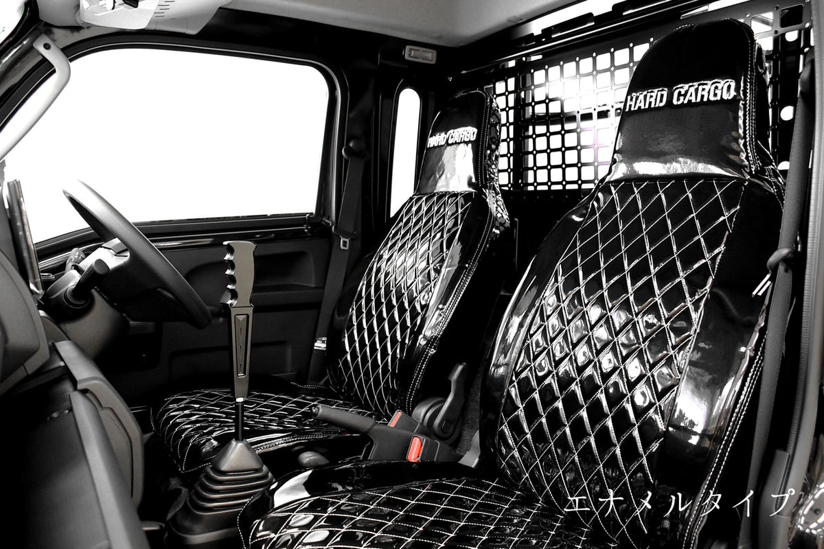 ハイゼットS500PS510P本革風シートカバージャンボ用08223-K5026