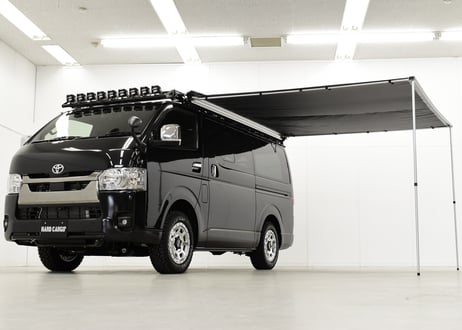 サイドオーニング3M（ブラック）ハイエース専用