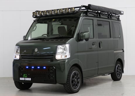 LEDスキッドグリル（エブリイバン専用）ポリスブルー