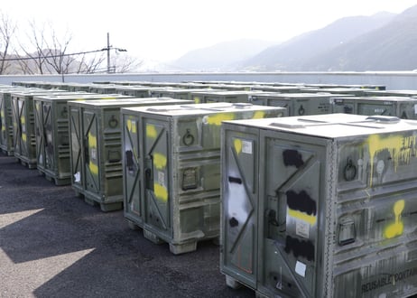 U.S MIRITARY CONTAINER　米軍払い下げ　コンテナボックス※引き取り限定