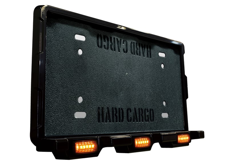 LEDナンバーフレーム スモークアンバー | HARD CARGO - Online Store