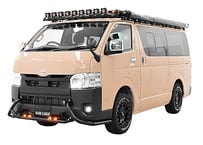 LEDバンパーガード（ハイエース標準ボディ用）スモークアンバー